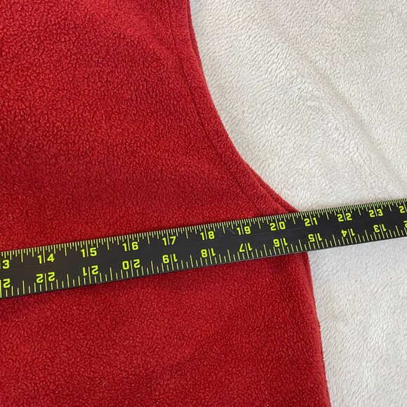 Columbia Women's Vest Small with Pockets Red Fleece Zip-Up - Picture 5 of 13